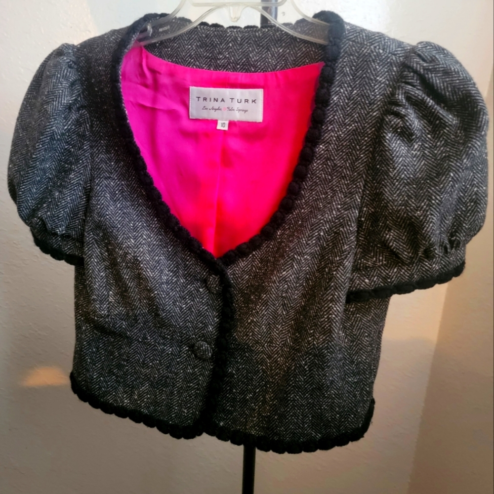 Trina Turk, size 10, tweed
